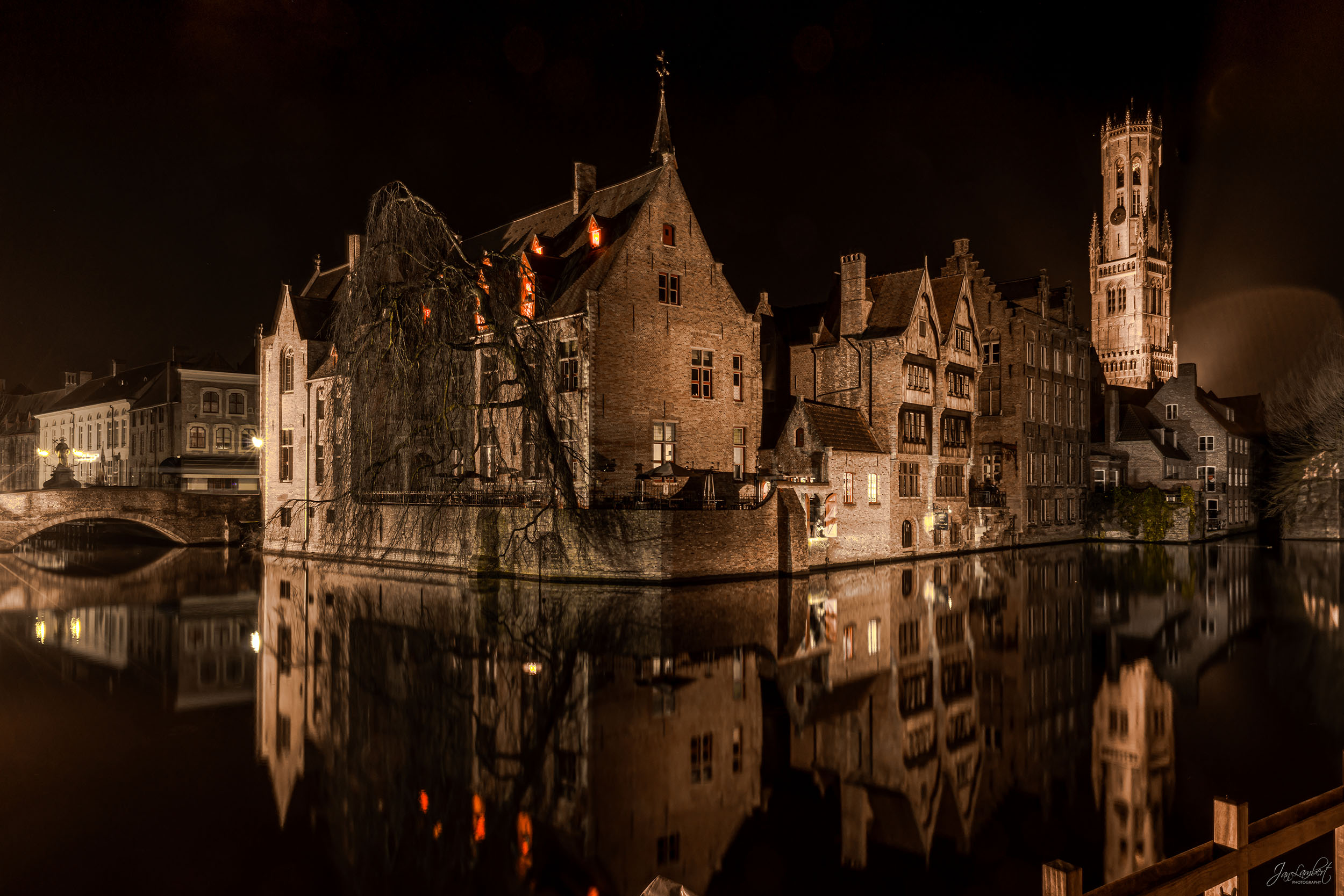 foto brugge by night - janlambertphotography.com