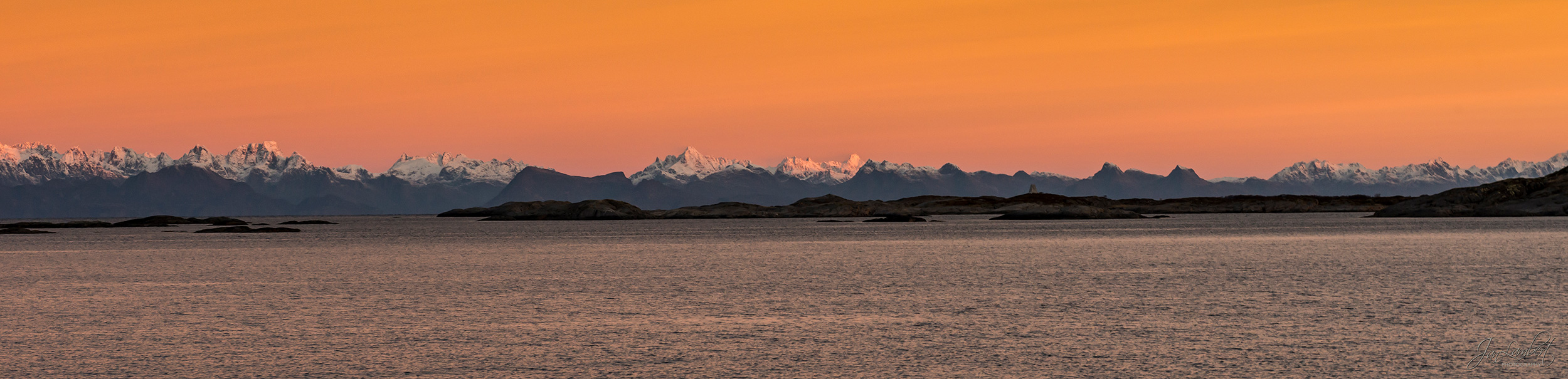 foto lofoten zonsondergang - Jan Lambert Photography